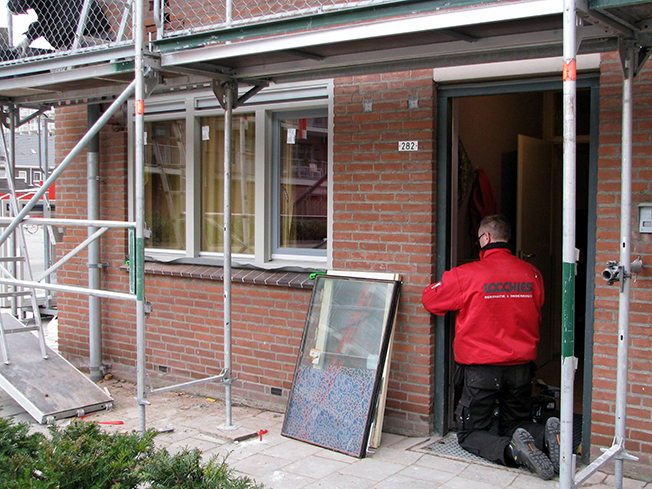 Gevelonderhoud, groot onderhoud in bewoonde staat